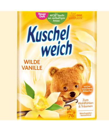 Cuddly Soft Fabric Softener - Wild Vanilla | Dermatologically Tested Microplastic-Free | 6 x 2L for 76 Washes - Summer Love - Buy Online on GoSupps.com