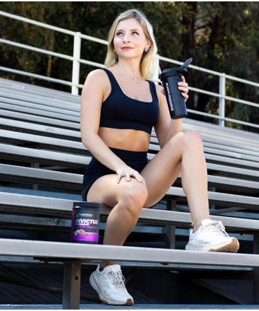 PurpleWorks Nutrition Pre Workout Vitamin D for Immune Support with Creatine Beta-Alanine and Caffeine for Energy Keto Friendly Mixed Berry 30 Servings - Buy Online on GoSupps.com
