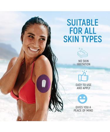 Dexcom G6 Purple Adhesive Patch - Water Resistant & Strong Adhesive - Buy Online on GoSupps.com