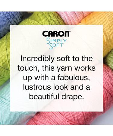 Caron Simply Soft Soft Pink Yarn 3 Pack - 170g/6oz - Acrylic - 4 Medium - 315 Yards - Knitting/Crochet - Buy Online on GoSupps.com