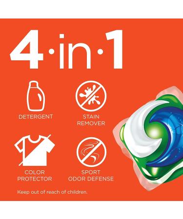 Tide PODS Plus Febreze Sport Odor Defense Laundry Detergent Pacs - Active Fresh Scent - 26 Count Pack - Buy Online on GoSupps.com