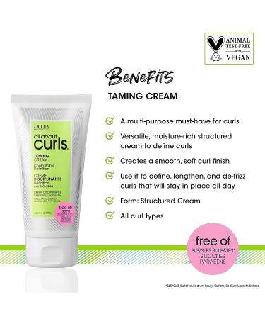 All About Curls Taming Cream - Controllable Definition for All Curly Hair Types - 5.1 Fl Oz - Buy Online on GoSupps.com
