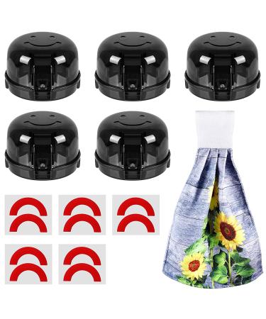 Child Safety Stove Knob Covers (5+1 Pack) - Large Universal Size, Double-Key Design - Gas Oven Knob Covers for Babies & Pets - Black - Buy Online on GoSupps.com