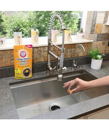 Arm & Hammer 12-Count Sink Garbage Disposal Cleaner Capsules - Citrus Scent with Baking Soda Power - Buy Online on GoSupps.com