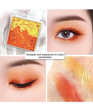 Shimmer Eyeshadow | Water Resistant Eye Shadow - Landscape Eyeshadow Eyeshadow Palette Multi-Color Eyeshadow for Eyes Makeup Long-Lasting Huyath #03 - Buy Online on GoSupps.com