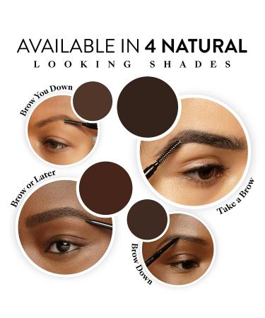 Mented Cosmetics Take A Brow Kit | Eyebrow Pencil, Stencil & Brush | Natural Looking Brows | All Day Wear | Cruelty-Free - Buy Online on GoSupps.com