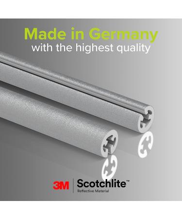 VELMIA Spoke Reflectors 36 Pieces - Enhanced Safety and Visibility - Easy Mounting Bike Spoke Skins - Reflective Material - Buy Online on GoSupps.com