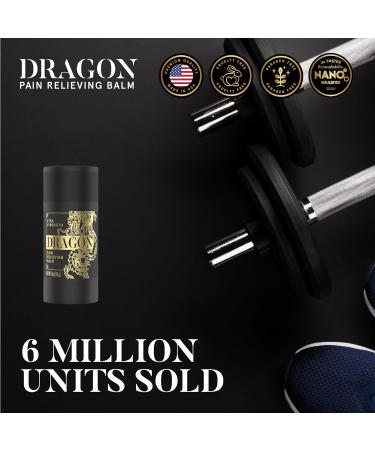 Dragon Balm Travel Roll-On - Xtra Strength Muscle & Joint Relief | Natural Quick Absorb Formula for Back Elbows Feet Hands Hips Legs & Neck - Buy Online on GoSupps.com