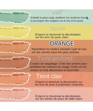  Mimoqk Cover Stick Concealer 6 Color Facial Concealer Lightweight Long Lasting Formula Natural Finish to Hide Blemishes Suitable All Skin Tones Excellent for Everyday Use - Buy Online on GoSupps.com