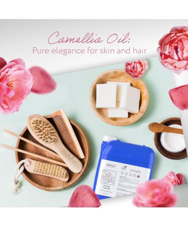 HBNO Organic Camellia Oil - 8.8 lbs (4kg) - Ideal for Shampoos Conditioners Lip Balms Face wash Lotions and Skin care products. - Buy Online on GoSupps.com
