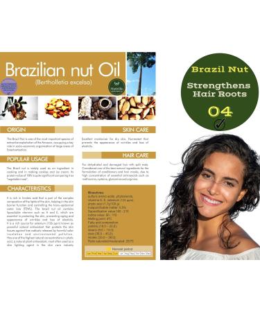 Nativilis Acai Bio Oil Capilar Mositurizer plus 04 Amazonian Rainforest Virgin Oils Acai Andiroba Pracaxi Brazil Nut Complex emollient restructuring hair fibres strengthens roots dry hair Copaiba - Buy Online on GoSupps.com