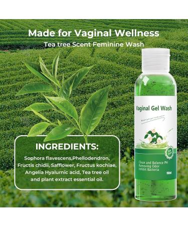 Tea Tree Feminine Wash & Yoni Oil Set - pH Balance Odor Removal & Moisturizing | 1 Fl.Oz Oil 5.07 Fl.Oz Wash & 3.53 Oz Soap for Women - Buy Online on GoSupps.com