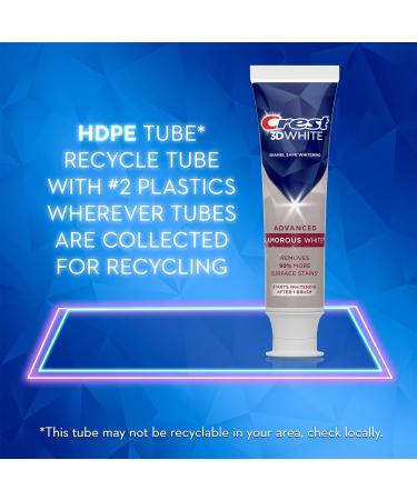 Crest 3D White Advanced Glamorous White Teeth Whitening Toothpaste - 3.8 oz (Pack of 3) - Buy Online on GoSupps.com