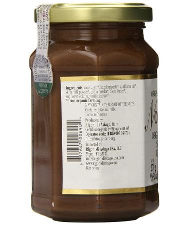 Rigoni Di Asiago Nocciolata Organic Hazelnut Spread  Cocoa and Milk  9.52 Ounce Jar (Pack of 6) - Buy Online on GoSupps.com