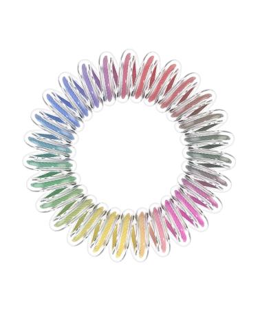 Invisibobble Power Hair Tie - Bunt Magic Rainbow | Extra Strong Spiral Hair Ties for Girls & Women | Designed in Munich - Buy Online on GoSupps.com