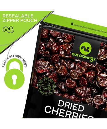 Sour Tart Cherries (16oz) - Sweetened, Sun Dried, All Natural Snack - Vegan & Kosher Certified - Buy Online on GoSupps.com