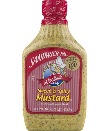 Woebers Sandwich Pal Sweet and Spicy Mustard 16oz