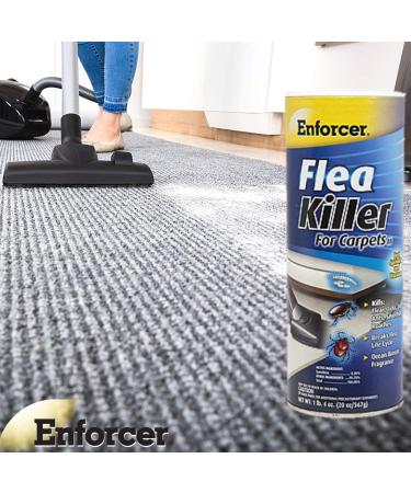 Enforcer Flea Killer for Carpets - 20 oz (Pack of 2) | Breaks Flea Life Cycle | Fresh Ocean Scent - Buy Online on GoSupps.com