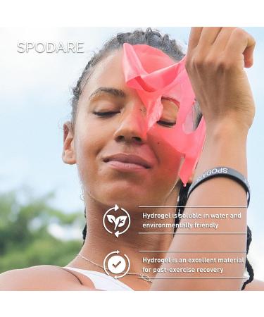 Buy Soothing Hydrogel Sports Mask - Repair Sun Damage & Calm Skin | 5 Pack for All Skin Types | International Shipping Available - Buy Online on GoSupps.com