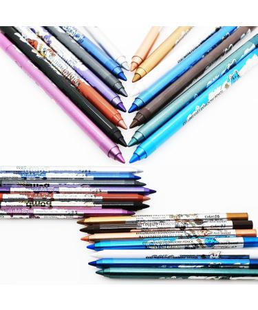  TianWlio Eyeshadow 2023 - Bright and pigmented eyeshadow - Color gel pen - Waterproof and smudge-proof - Long-lasting (F one size) - Buy Online on GoSupps.com