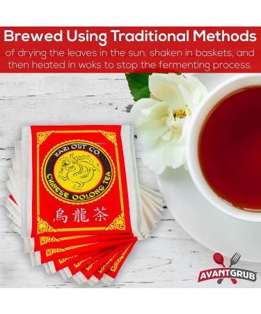 Premium Authentic Restaurant-Grade Oolong Tea Bags - 150 Pack for Hot or Iced Drinks. Chinese Tea Sachets for Detox, Health, Diet & Energy - 9.6 Oz (Pack of 150) - Buy Online on GoSupps.com