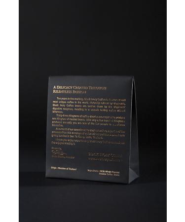 Black Ivory Coffee Whole Bean Coffee - The World's Most Expensive Elephant Refined Medium Roast Arabica Coffee Beans Smooth Low Acid Coffee Exclusive Coffee Lovers Gifts - Buy Online on GoSupps.com