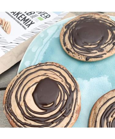 Organic Gluten-Free Cake Mix 300g - Lactose-Free, Soy-Free, Low-Carb Keto Diet | Muffin Pancake Mix | No Added Sugar or Artificial Flavors - Buy Online on GoSupps.com