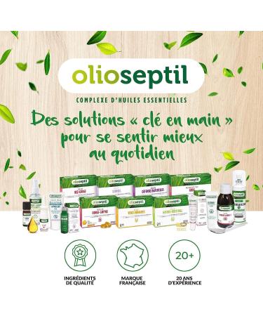 Olioseptil Bronchy Capsules | Pure Essential Oils in Vegetable Capsules | 3 Pack (45 Capsules) | Supports Bronchial Health & Calms Airways | Ideal for Ages 15+ - Buy Online on GoSupps.com