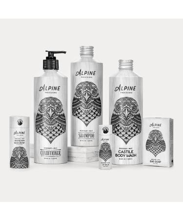 Alpine Provisions Plant-Based Castile Body Wash - Rosemary + Mint - 16.9 oz Plastic-Free Aluminum Bottle - Buy Online on GoSupps.com