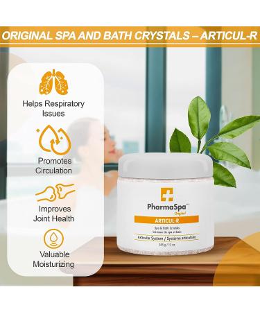 PharmaSpa Original All-Natural Extracts Bath Crystals - 385g/13oz | Epsom Salt for Aromatherapy & Relaxation | Gluten, Parabens, and Cruelty Free - Buy Online on GoSupps.com