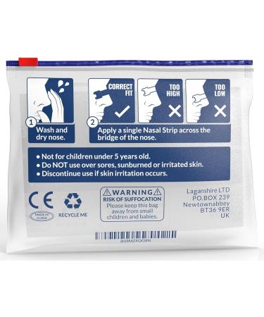 100 Large Nasal Strips Snoring Solution - Anti Snoring Nasal Dilator - Best Nose Strips for Easy Breathing - Sleep Better at Night - Buy Online on GoSupps.com