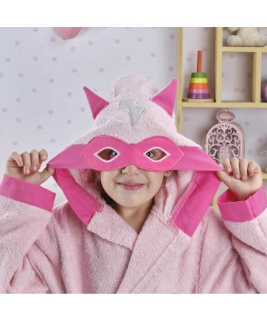 Ely Parker Boys & Girls Hooded Bathrobe - Super Soft Turkish Cotton Absorbent & Comfortable for Ages 13-14 - Buy Online on GoSupps.com