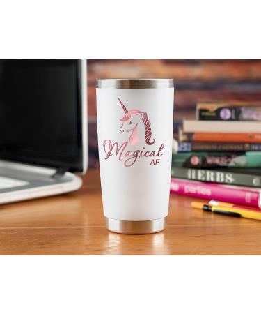 KLUBI Unicorn Gifts for Women 20oz Travel Coffee Mug/Tumbler - Funny Gift for Unicorn Lovers - Cute Large Mug with Lid - Buy Online on GoSupps.com