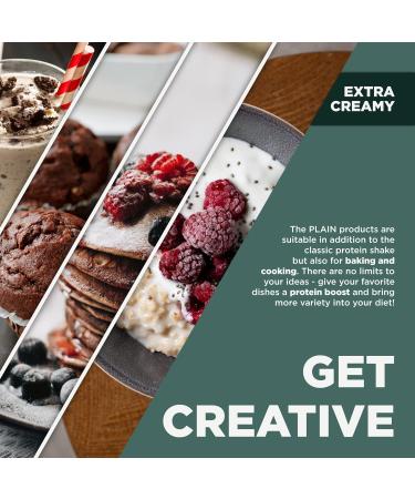 Chocolate Plain Flavor Powder - 30 Servings | Sugar-Free & Pure | Natural Creamy Flavor for Food - Plain Protein with Cocoa - 150g - Buy Online on GoSupps.com