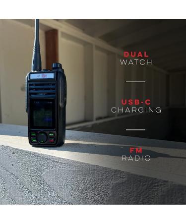BTECH GMRS-PRO Waterproof Two-Way Radio with Bluetooth, GPS & GMRS Repeater Capabilities - Dual Band Receiver for Long Range Communication - Buy Online on GoSupps.com