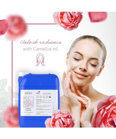HBNO Organic Camellia Oil - 8.8 lbs (4kg) - Ideal for Shampoos Conditioners Lip Balms Face wash Lotions and Skin care products. - Buy Online on GoSupps.com