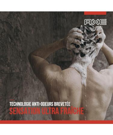  AXE Men's 5-in-1 Sport Refresh Shower Gel - 24h Moisturizing - 87% Naturally Derived Ingredients - Arctic Mint and Spice Scent (Pack of 12 x 250ml) - Buy Online on GoSupps.com