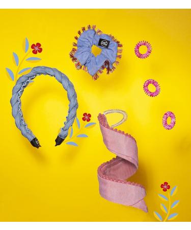 Invisibobble Wrapstar Ami & Co 2-in-1 Pink Hair Band | Limited Collection Flores & Bloom - Perfect for Girls & Women - Buy Online on GoSupps.com