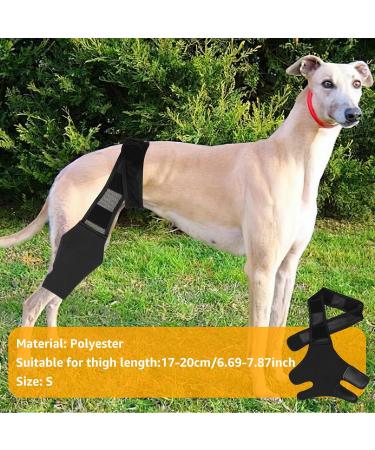 HSHGZSR Dog Knee Brace for Hind Leg Breathable Dog Leg Braces Comfortable Soft Dog ACL Brace Adjustable Pet Back Leg Support Brace for Supporting Dogs with Torn ACL Muscle Hind Leg Joint Discomfort Black S - Buy Online on GoSupps.com