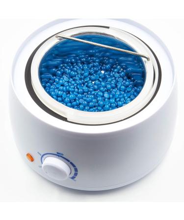 Paparuna Hard Wax Beans - Azulene Chamomile 100g for Hair Removal | Bikini Body Leg Back Face Eyebrow Brazilian Waxing - Buy Online on GoSupps.com