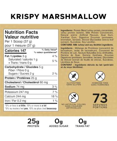 Revolution Nutrition High Whey Protein Powder Whey Isolate Superior Formula Gluten Free Lean Muscle Mass For Men & Women 25g of Protein Per Scoop 2.7kg 73 Servings (Krispy Marshmallow 6 Pound) Krispy Marshmallow 6 Pound - Buy Online on GoSupps.com
