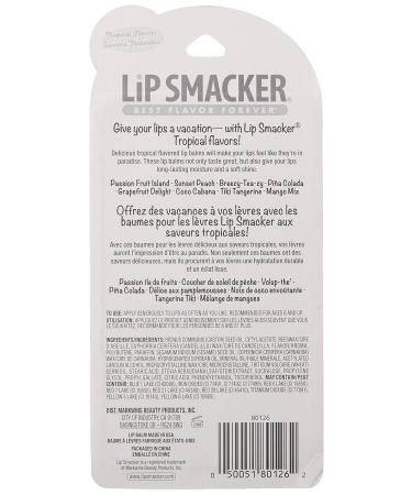Lip Smacker Flavored Lip Balm Tropic Fever 8 Count Pack of 1 with Lip Smacker Coca-Cola Flavored Balm 8 Moisturizing Lip Balms Assortment - Buy Online on GoSupps.com