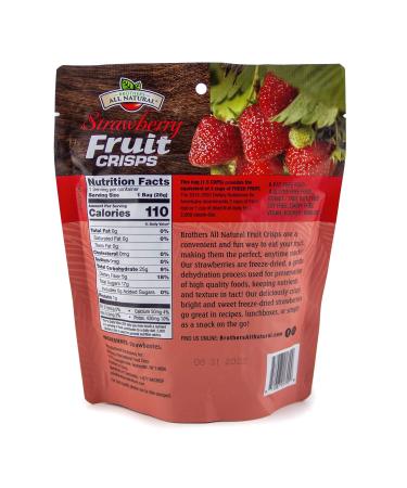 Brothers-All-Natural Fruit Crisps - Strawberry 1 oz | Healthy Snack - Buy Online on GoSupps.com