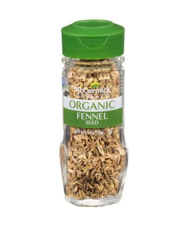 McCormick Gourmet Organic Fennel Seed, 1 oz