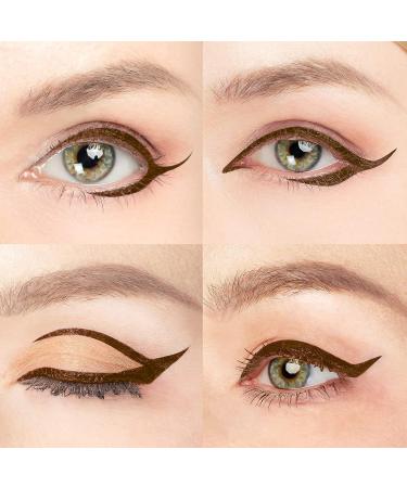 Mistine Light Brown Liquid Eyeliner Pen | Smudge Proof & Waterproof | Vegan & Cruelty Free | Matte Finish | 0.04 Fl Oz - Buy Online on GoSupps.com