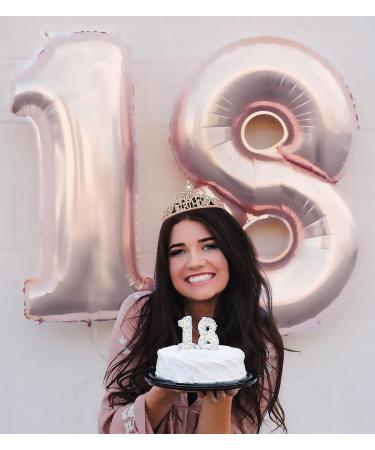 FGSS Birthday Rhinestone Tiaras-and-Crowns Crystal Headband - Women's Rose Gold Princess Crown - Buy Online on GoSupps.com