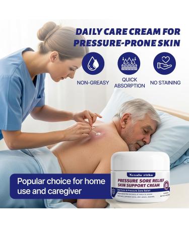 Bed Sore Cream & Pressure Sore Cream with Calendula & Aloe Vera Gentle Daily Care for Bed Sores Ulcers and Chafed Skin Provides Soothing Support BedSores TreatmentCream for Home & Nursing Use - Buy Online on GoSupps.com