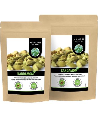 Whole Cardamom (100g) 100% Natural Cardamom Seeds Natural Cardamom Seeds Without Additives Vegan - Buy Online on GoSupps.com