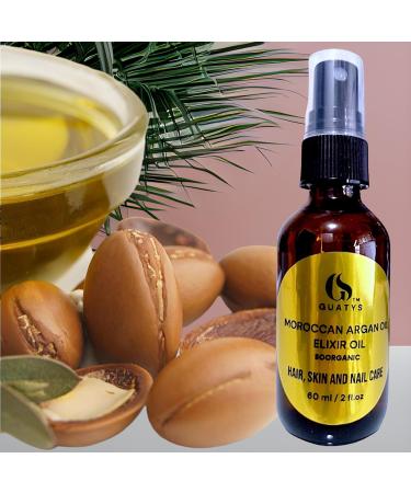 Organic Argan Oil for Hair Face & Skin | Unisex TSA Approved | Perfect for Travel & Gifts - Buy Online on GoSupps.com