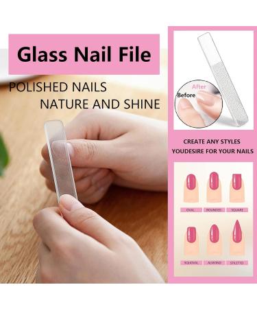 Shop Mermaid Color 8PC Manicure Set for Women | Travel Nail Kit with Glass Files & Stainless Steel Tools | Perfect Nail Care Gift - Buy Online on GoSupps.com